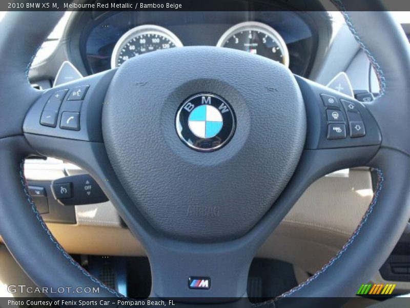 Melbourne Red Metallic / Bamboo Beige 2010 BMW X5 M