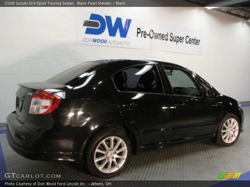 Black Pearl Metallic / Black 2008 Suzuki SX4 Sport Touring Sedan