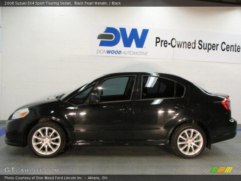 Black Pearl Metallic / Black 2008 Suzuki SX4 Sport Touring Sedan