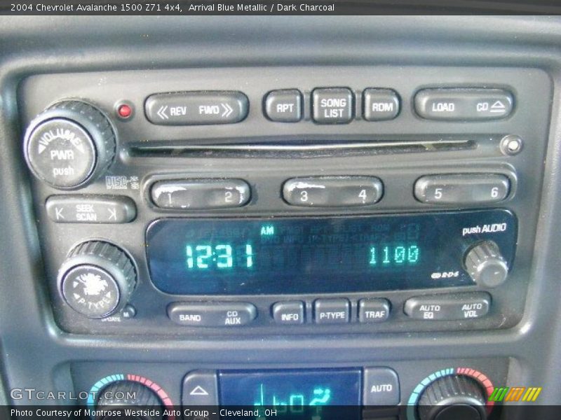 Arrival Blue Metallic / Dark Charcoal 2004 Chevrolet Avalanche 1500 Z71 4x4