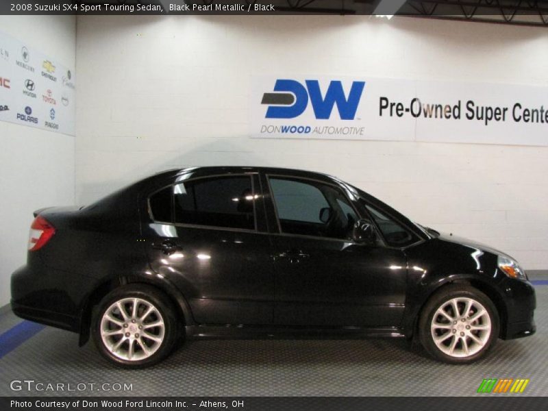 Black Pearl Metallic / Black 2008 Suzuki SX4 Sport Touring Sedan