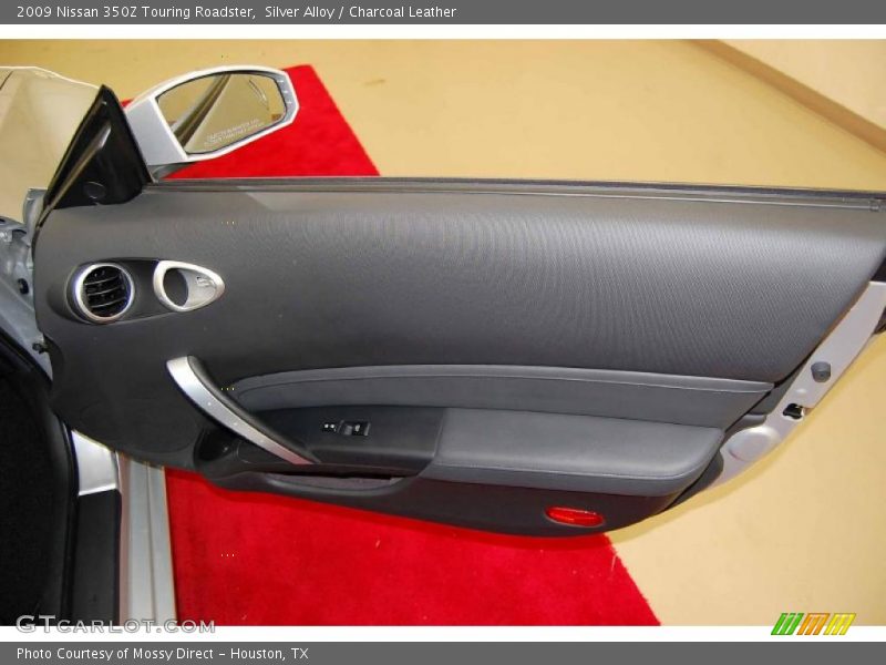 Silver Alloy / Charcoal Leather 2009 Nissan 350Z Touring Roadster