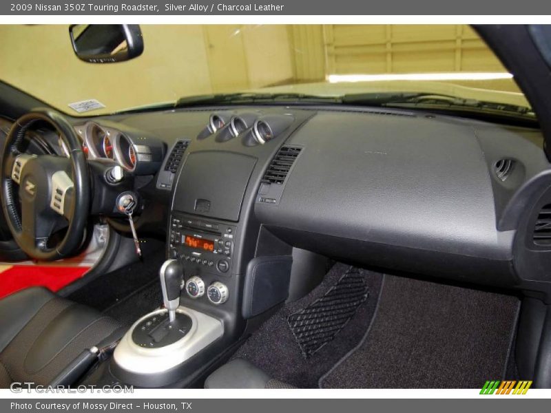 Silver Alloy / Charcoal Leather 2009 Nissan 350Z Touring Roadster