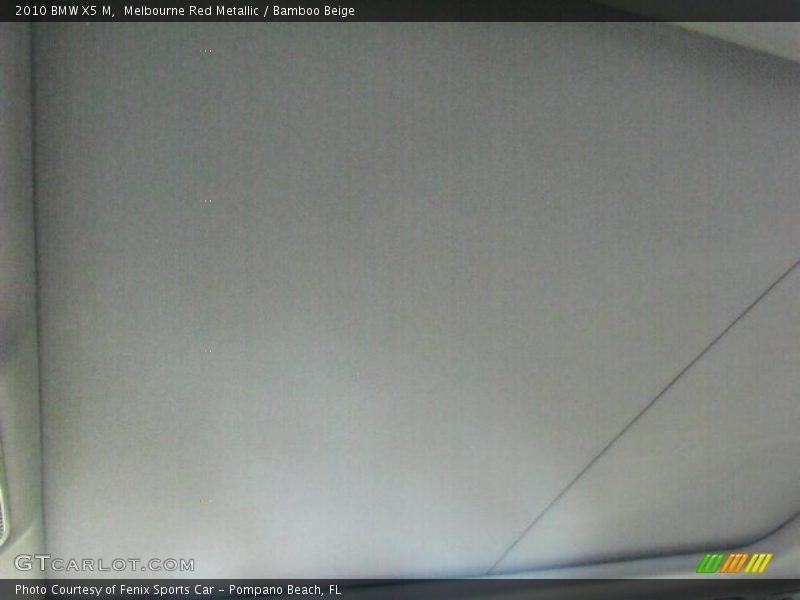 Melbourne Red Metallic / Bamboo Beige 2010 BMW X5 M