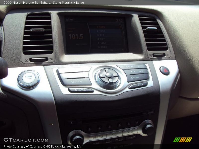 Saharan Stone Metallic / Beige 2009 Nissan Murano SL