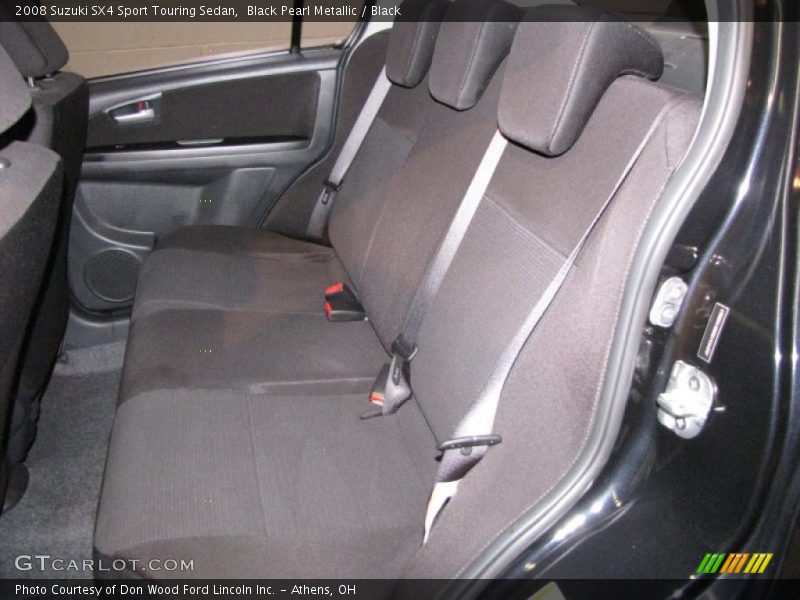Black Pearl Metallic / Black 2008 Suzuki SX4 Sport Touring Sedan