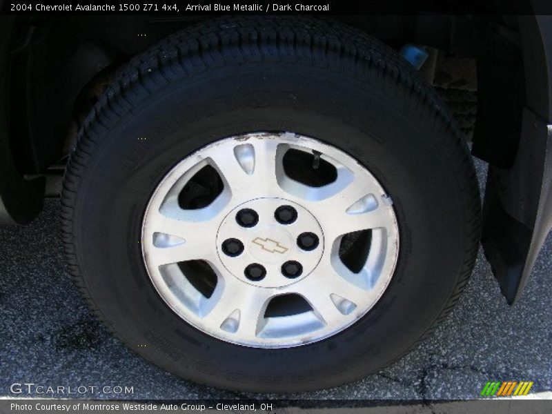 Arrival Blue Metallic / Dark Charcoal 2004 Chevrolet Avalanche 1500 Z71 4x4