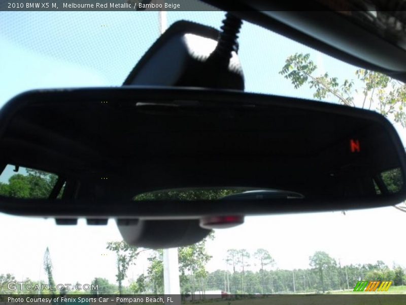 Melbourne Red Metallic / Bamboo Beige 2010 BMW X5 M