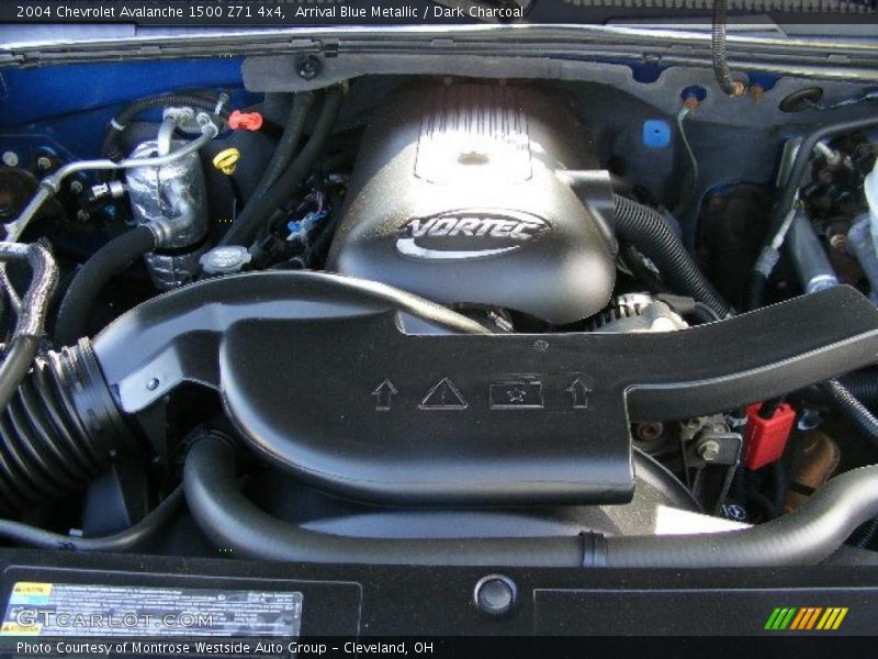 Arrival Blue Metallic / Dark Charcoal 2004 Chevrolet Avalanche 1500 Z71 4x4