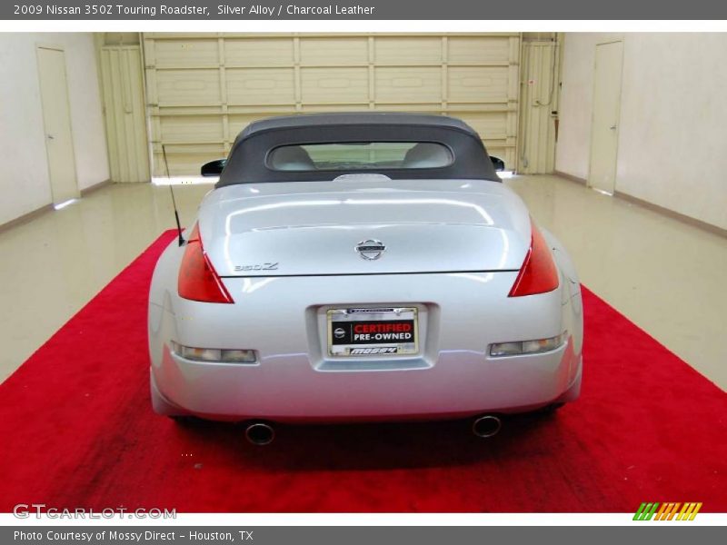Silver Alloy / Charcoal Leather 2009 Nissan 350Z Touring Roadster
