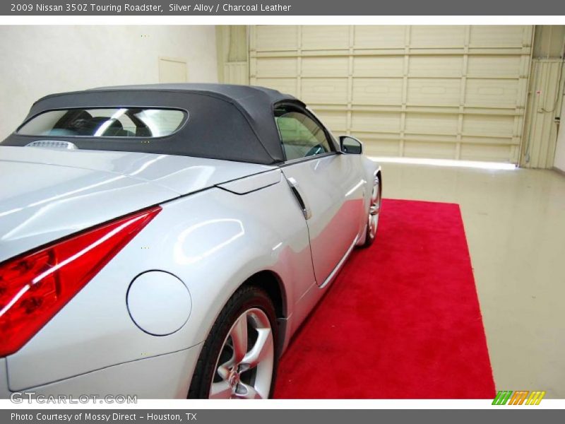 Silver Alloy / Charcoal Leather 2009 Nissan 350Z Touring Roadster