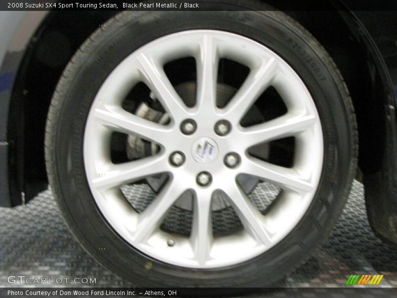 Black Pearl Metallic / Black 2008 Suzuki SX4 Sport Touring Sedan