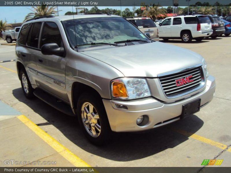 Liquid Silver Metallic / Light Gray 2005 GMC Envoy SLE