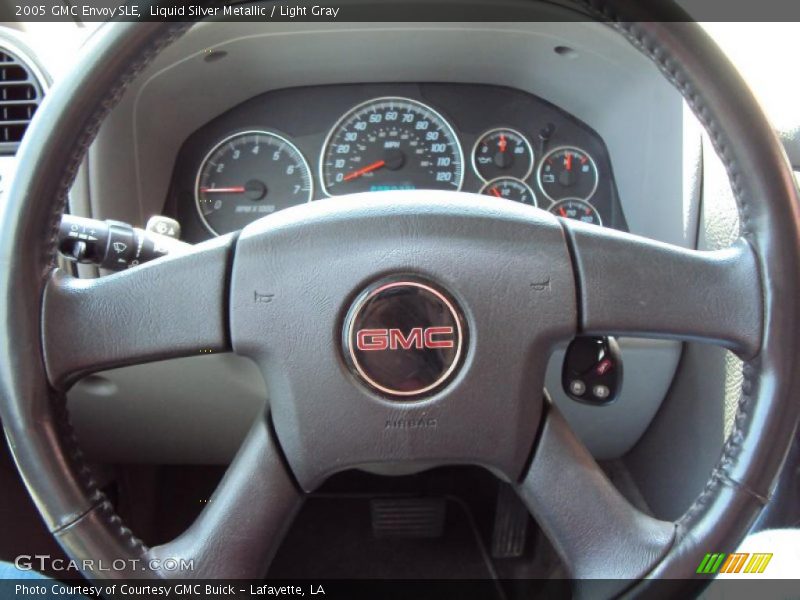 Liquid Silver Metallic / Light Gray 2005 GMC Envoy SLE