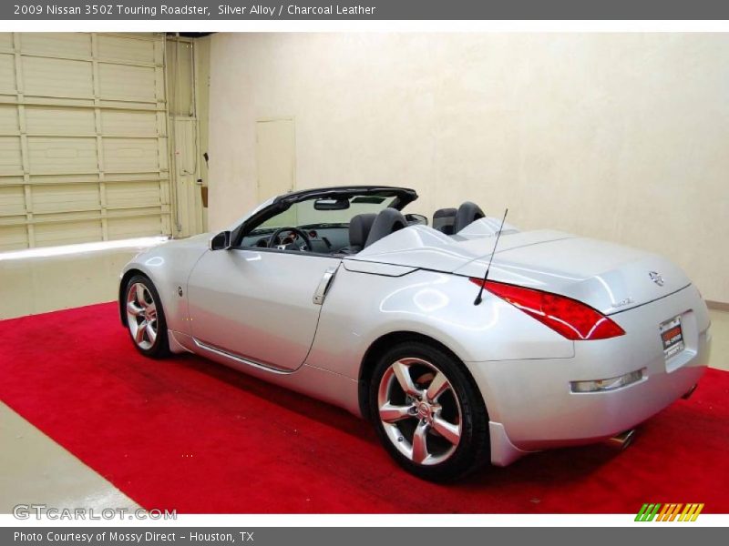 Silver Alloy / Charcoal Leather 2009 Nissan 350Z Touring Roadster