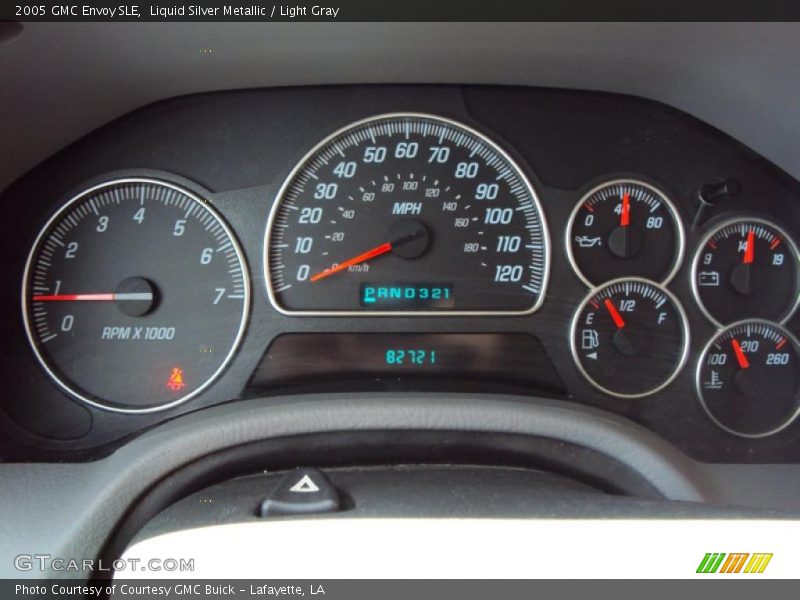 Liquid Silver Metallic / Light Gray 2005 GMC Envoy SLE