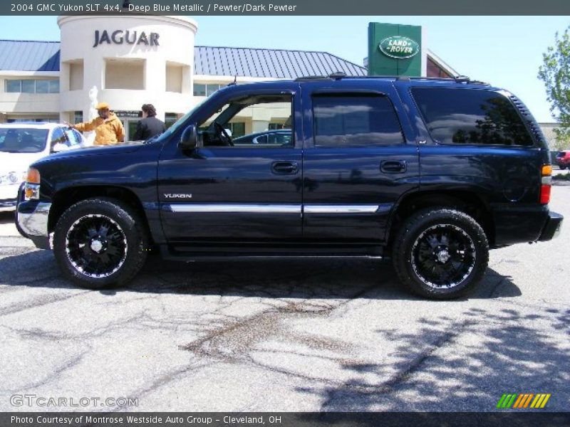Deep Blue Metallic / Pewter/Dark Pewter 2004 GMC Yukon SLT 4x4