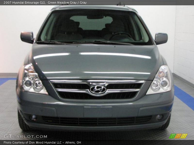 Green Meadow Gray / Gray 2007 Hyundai Entourage GLS