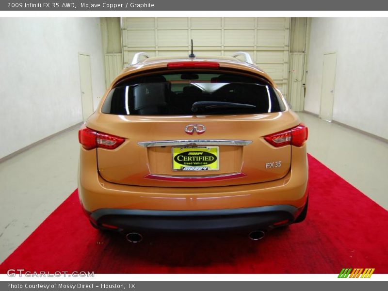Mojave Copper / Graphite 2009 Infiniti FX 35 AWD