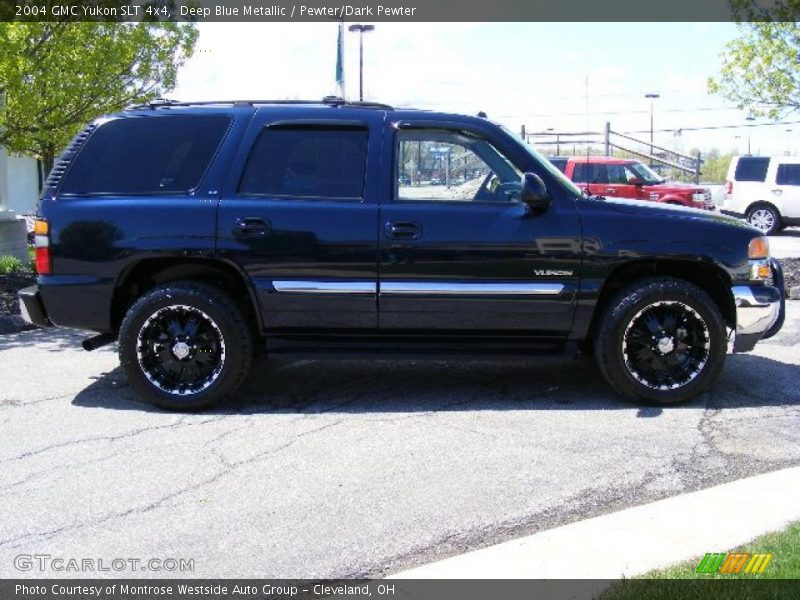 Deep Blue Metallic / Pewter/Dark Pewter 2004 GMC Yukon SLT 4x4