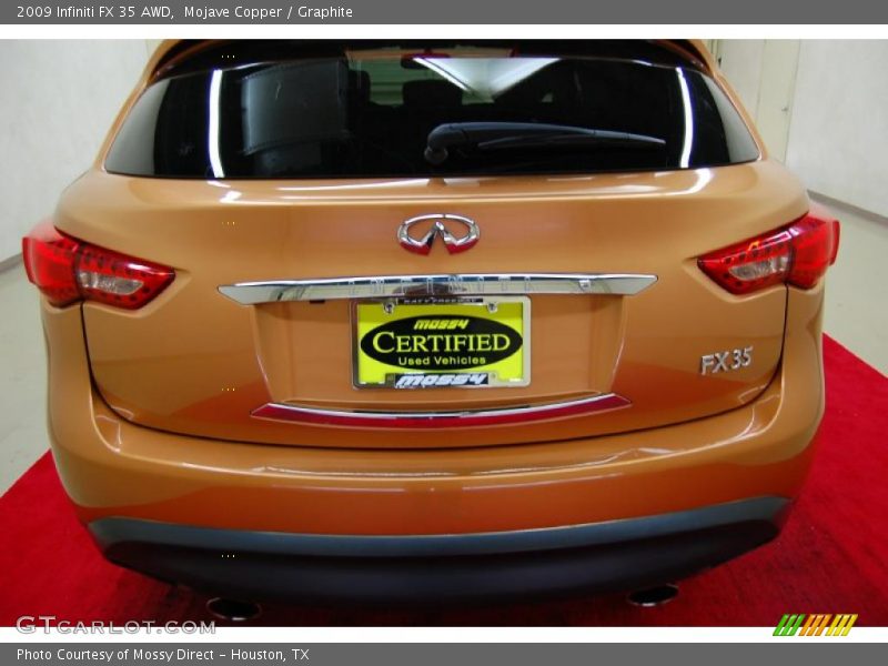 Mojave Copper / Graphite 2009 Infiniti FX 35 AWD