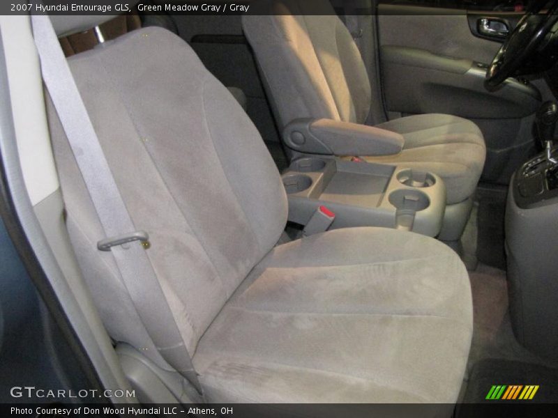 Green Meadow Gray / Gray 2007 Hyundai Entourage GLS