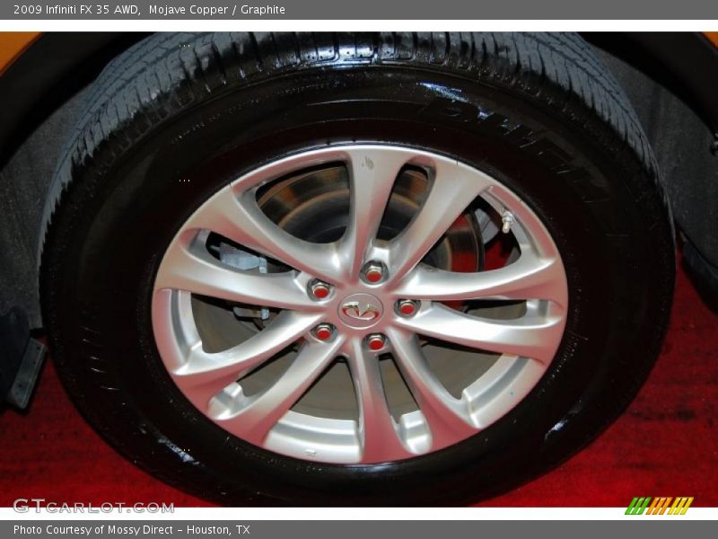 Mojave Copper / Graphite 2009 Infiniti FX 35 AWD