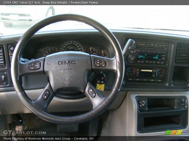 Deep Blue Metallic / Pewter/Dark Pewter 2004 GMC Yukon SLT 4x4