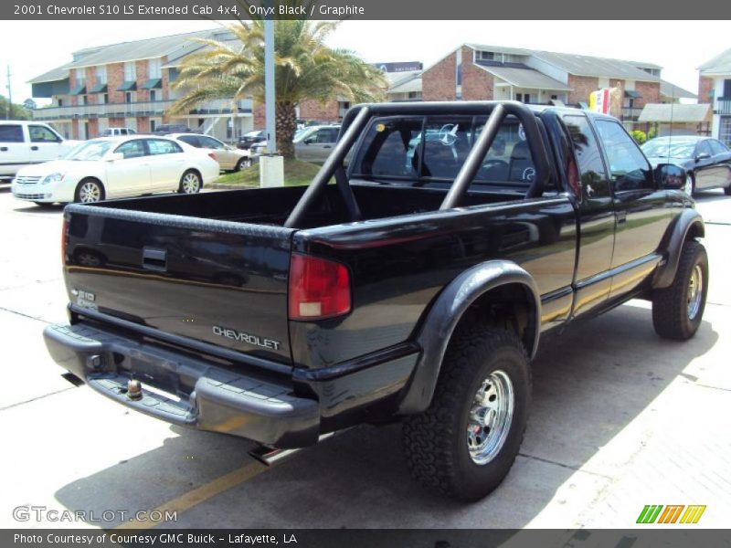 Onyx Black / Graphite 2001 Chevrolet S10 LS Extended Cab 4x4