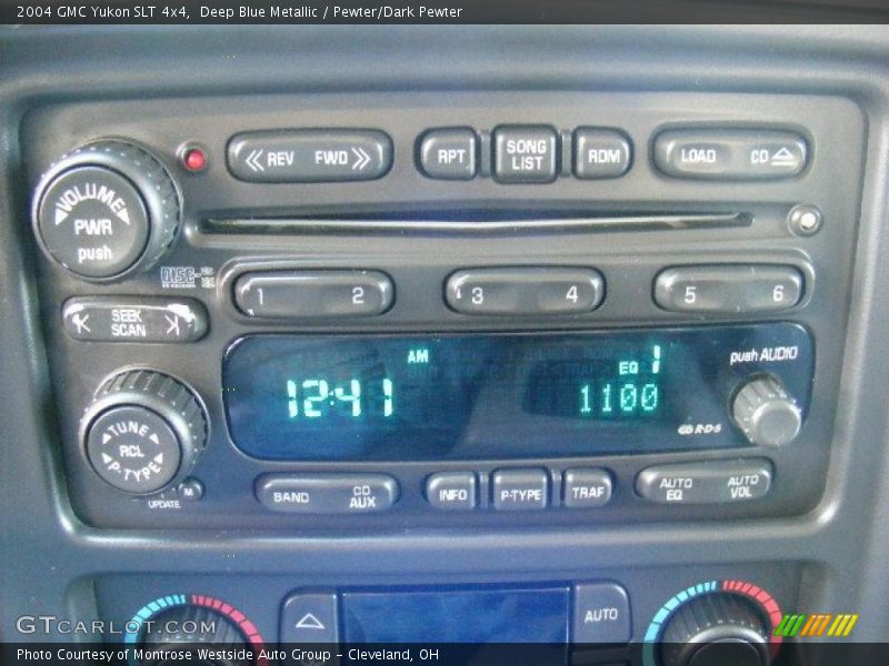 Deep Blue Metallic / Pewter/Dark Pewter 2004 GMC Yukon SLT 4x4