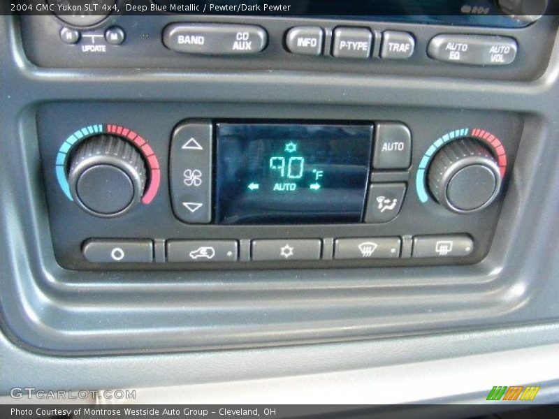 Deep Blue Metallic / Pewter/Dark Pewter 2004 GMC Yukon SLT 4x4