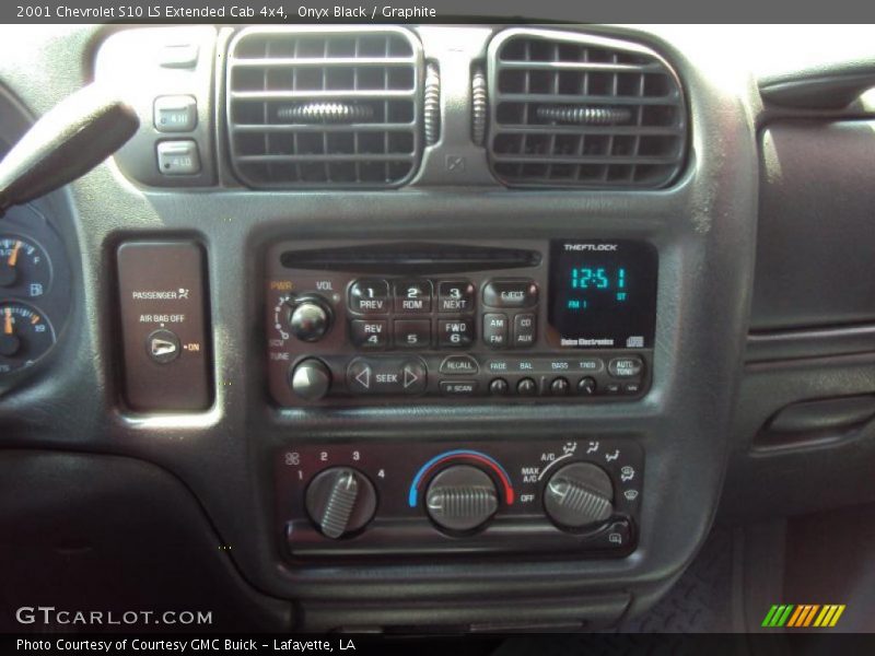 Onyx Black / Graphite 2001 Chevrolet S10 LS Extended Cab 4x4