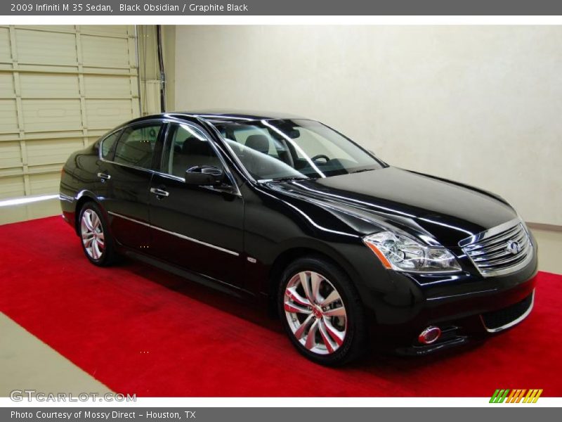 Black Obsidian / Graphite Black 2009 Infiniti M 35 Sedan