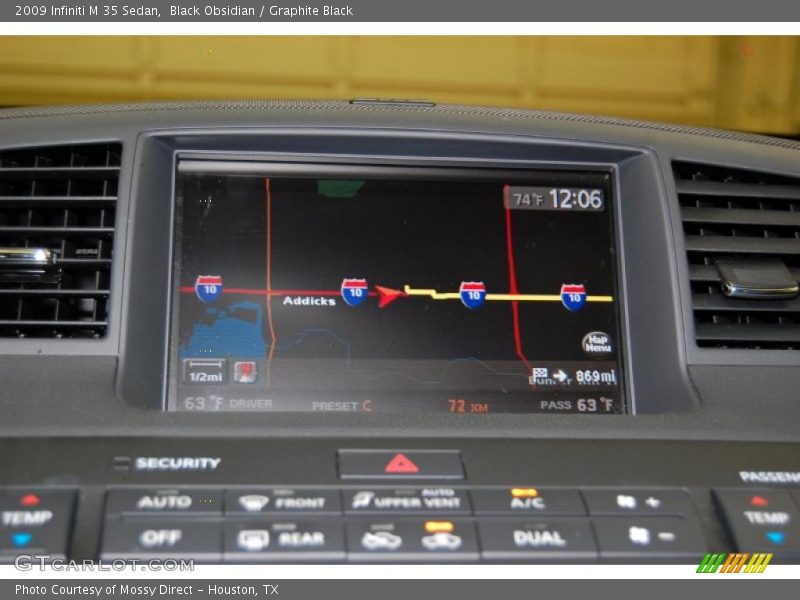 Black Obsidian / Graphite Black 2009 Infiniti M 35 Sedan