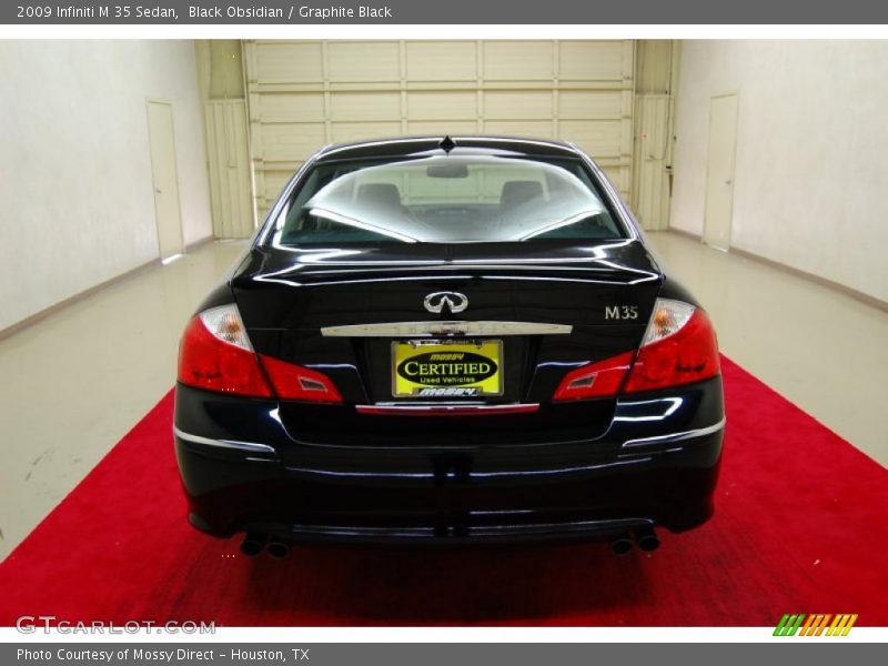 Black Obsidian / Graphite Black 2009 Infiniti M 35 Sedan