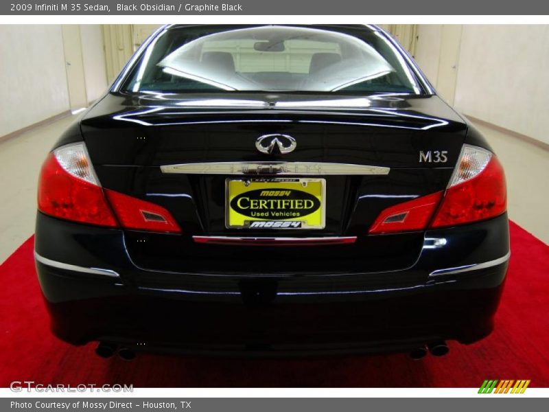 Black Obsidian / Graphite Black 2009 Infiniti M 35 Sedan