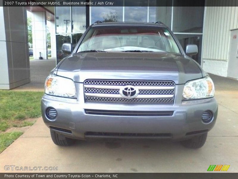 Bluestone Metallic / Ash Gray 2007 Toyota Highlander Hybrid