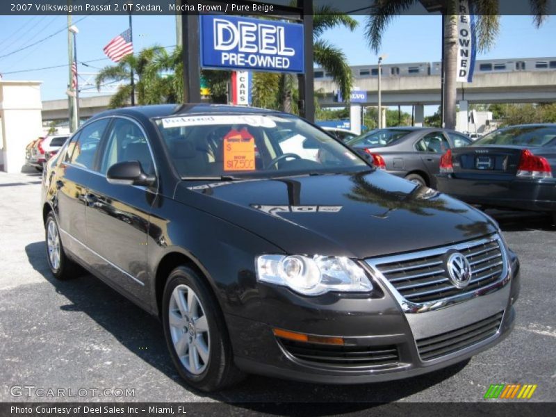 Mocha Brown / Pure Beige 2007 Volkswagen Passat 2.0T Sedan
