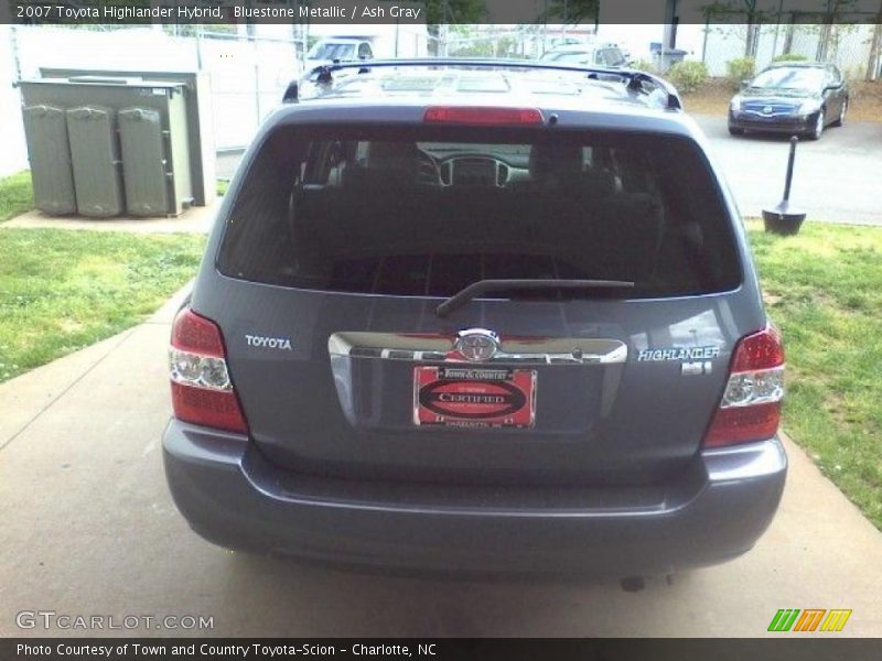 Bluestone Metallic / Ash Gray 2007 Toyota Highlander Hybrid