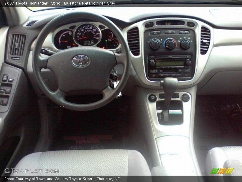 Bluestone Metallic / Ash Gray 2007 Toyota Highlander Hybrid