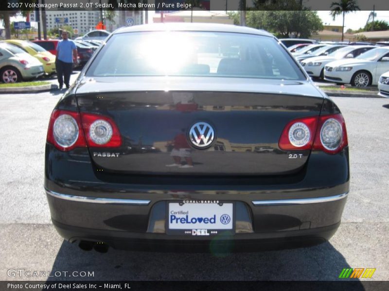 Mocha Brown / Pure Beige 2007 Volkswagen Passat 2.0T Sedan