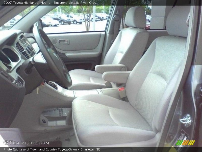 Bluestone Metallic / Ash Gray 2007 Toyota Highlander Hybrid