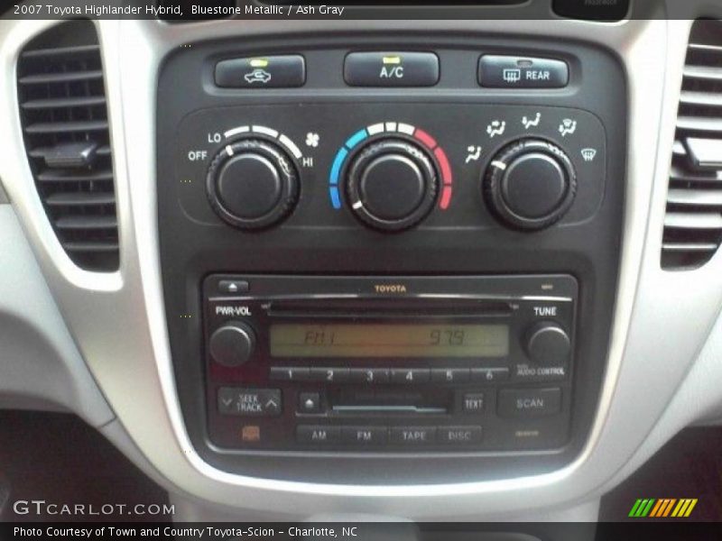 Bluestone Metallic / Ash Gray 2007 Toyota Highlander Hybrid
