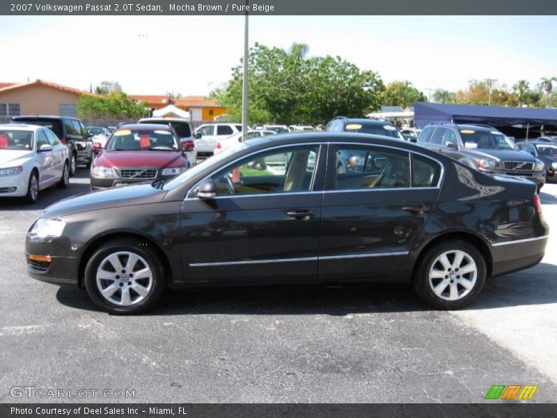 Mocha Brown / Pure Beige 2007 Volkswagen Passat 2.0T Sedan