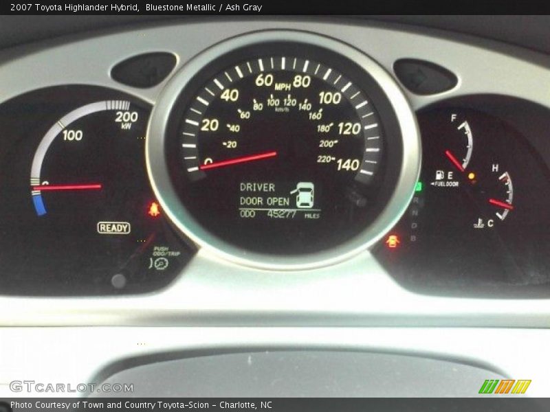 Bluestone Metallic / Ash Gray 2007 Toyota Highlander Hybrid