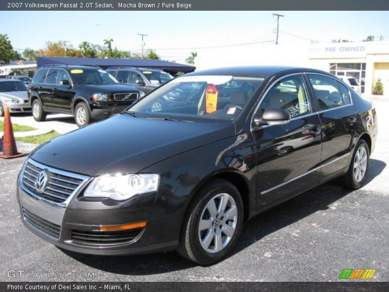 Mocha Brown / Pure Beige 2007 Volkswagen Passat 2.0T Sedan
