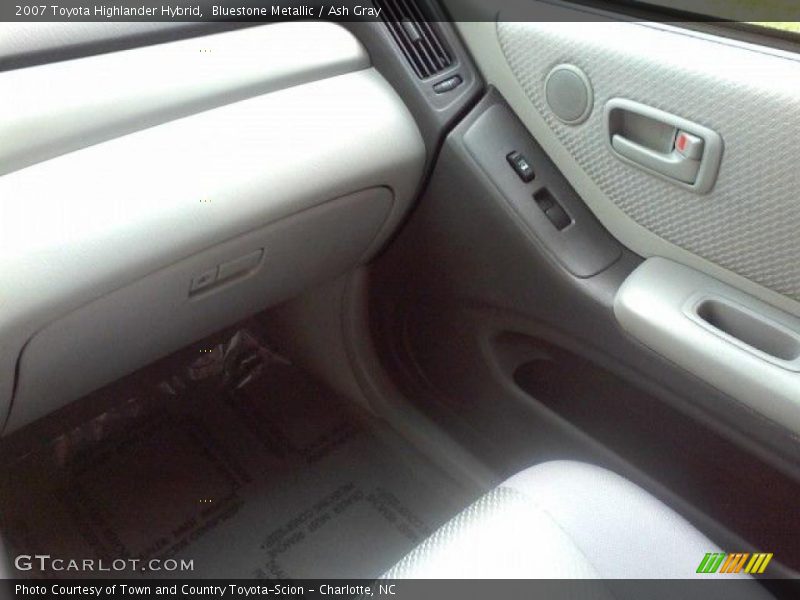 Bluestone Metallic / Ash Gray 2007 Toyota Highlander Hybrid