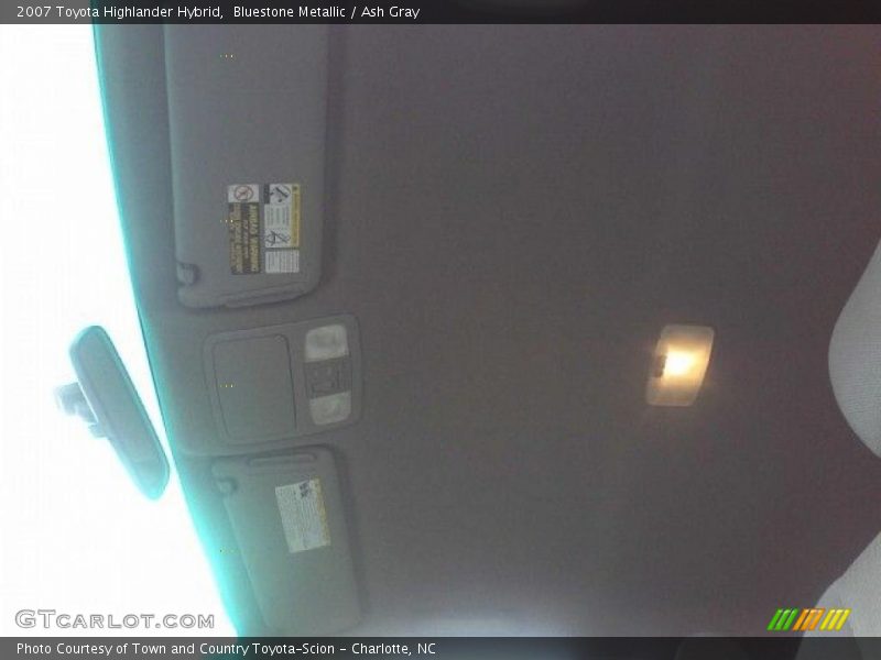 Bluestone Metallic / Ash Gray 2007 Toyota Highlander Hybrid