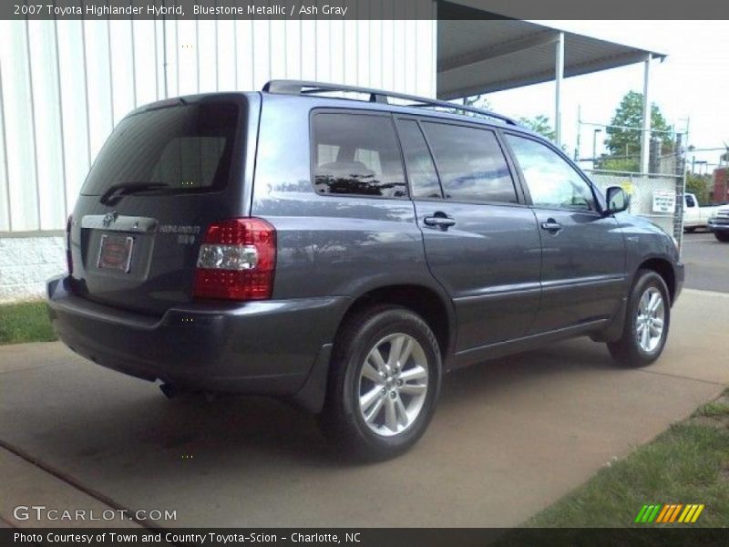 Bluestone Metallic / Ash Gray 2007 Toyota Highlander Hybrid