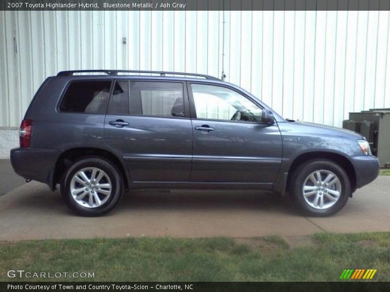 Bluestone Metallic / Ash Gray 2007 Toyota Highlander Hybrid